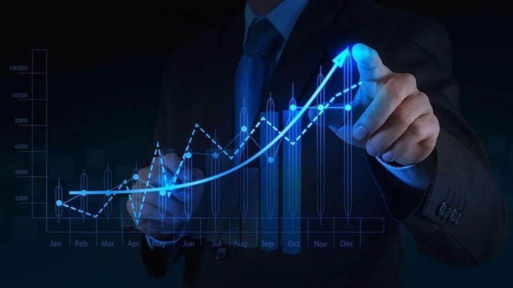 Stock market gains in early trade rupee falls